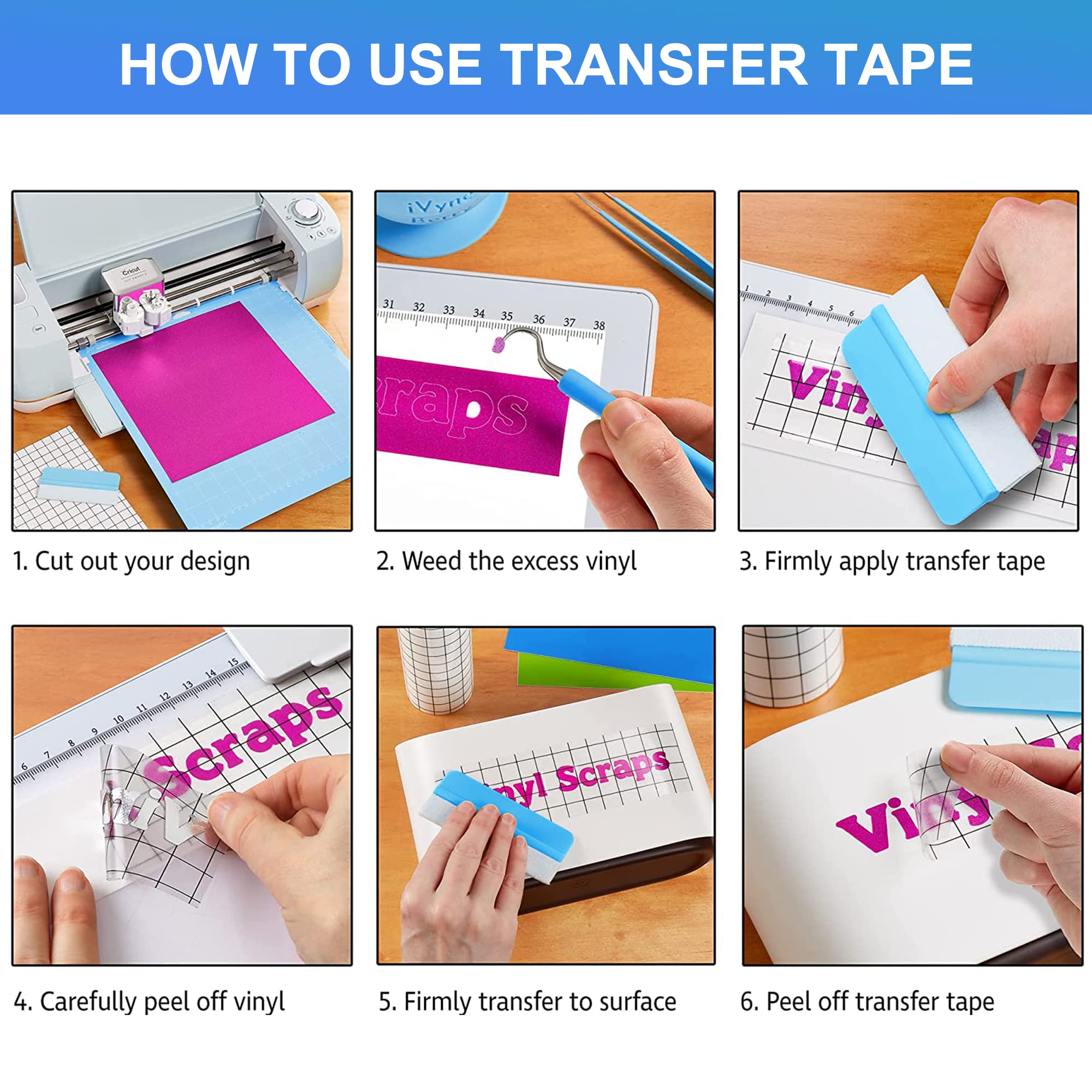 1 Rotolo Di Nastro Adesivo Di Trasferimento Pellicola - Foto 3