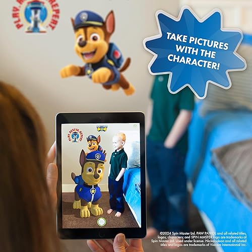 Miniatura 6 de Paw Patrol Chase - Calcomanía de pared grande de vinilo de 14 pulgadas para decoración de dormitorio, decoración de habitación de Paw Patrol