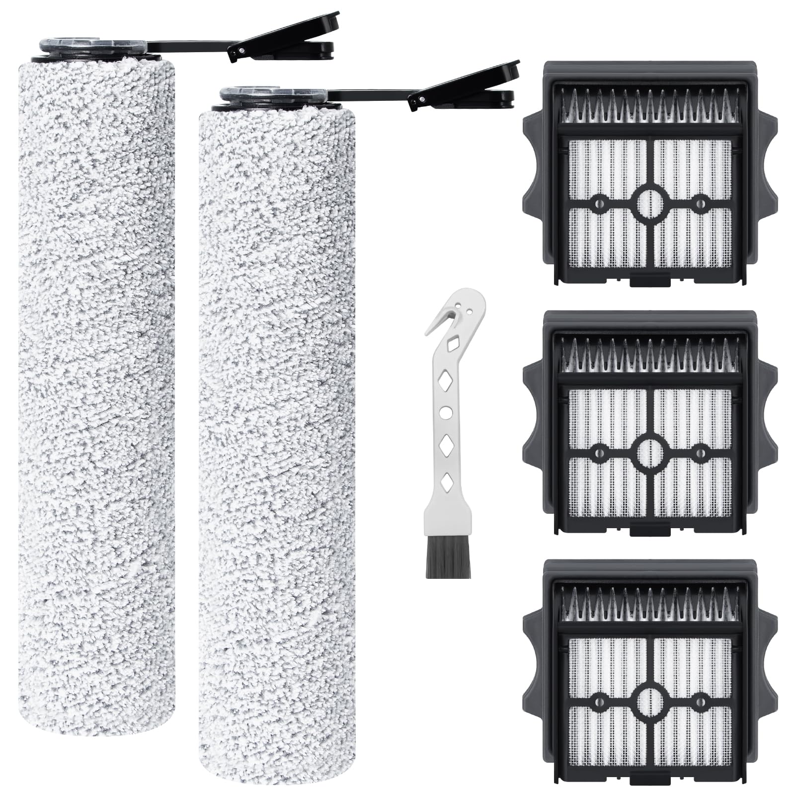 Rolka szczotki filtr części zamienne do odkurzacza Tineco FLOOR ONE Stretch S6/S6/S6 stretch lite/S7 Stretch Ultra/S9 Artist/i6 Stretch / i5 Stretch odkurzacz do czyszczenia na mokro i sucho