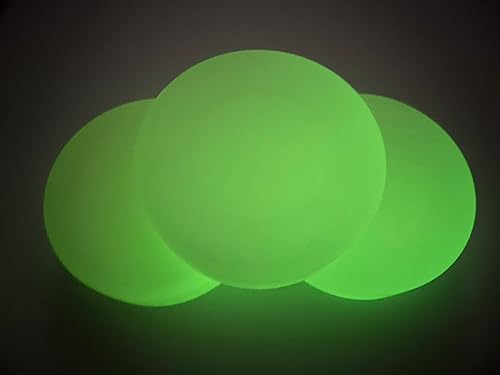 Northwest Athletics - Disco de hockey que brilla en la oscuridad, para entrenamiento o competición. Disco de hockey brillante para niños y adultos