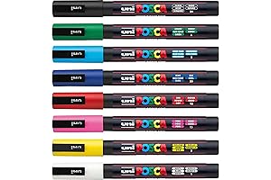 Uni-ball Posca Paint Markers: A Spectrum of Creative Possibilities