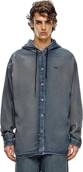 Amazon.co.jp: [Diesel] [ディーゼル] メンズ シャツ デニム D-DEWNY