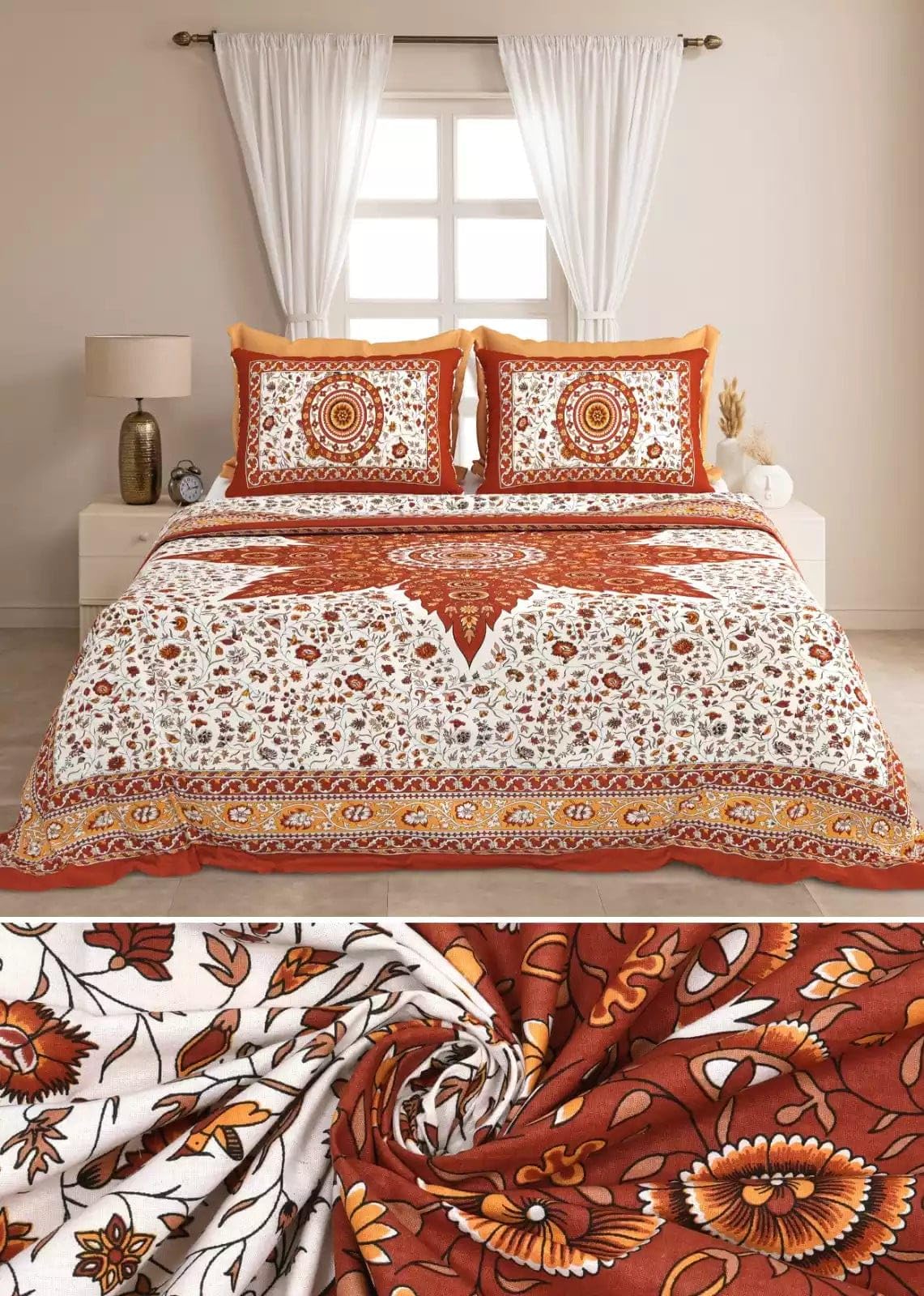 Soft Cotton King Size Bedsheet | Stylish Home Décor-picture-25