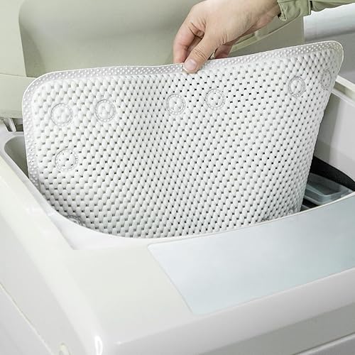 Miniatura 18 de Tapete antideslizante de espuma de doble capa de 37 x 17 pulgadas, más cómodo y grueso que el tapete de ducha de espuma ordinario, tapete de baño