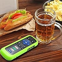 Vista 4 de 4 Pack Remote Case, Battery Cover for TCL Roku Smart TV Steaming Stick Remote, Silicone Protective Controller Universal Sleeve Skin Glow in The Dark