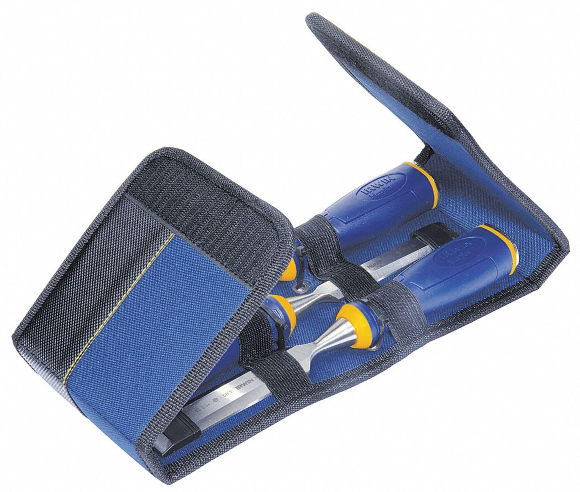 IRWIN Marples Chisel Set with Wallet, 3-Piece (1768781), Blue