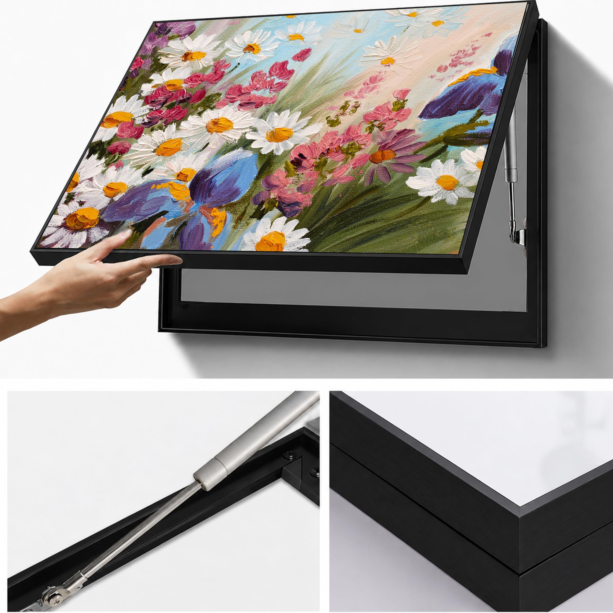 Electric Daisy Flower Meter Box Cover -6 Electric Daisy Flower Meter Box Cover -6
