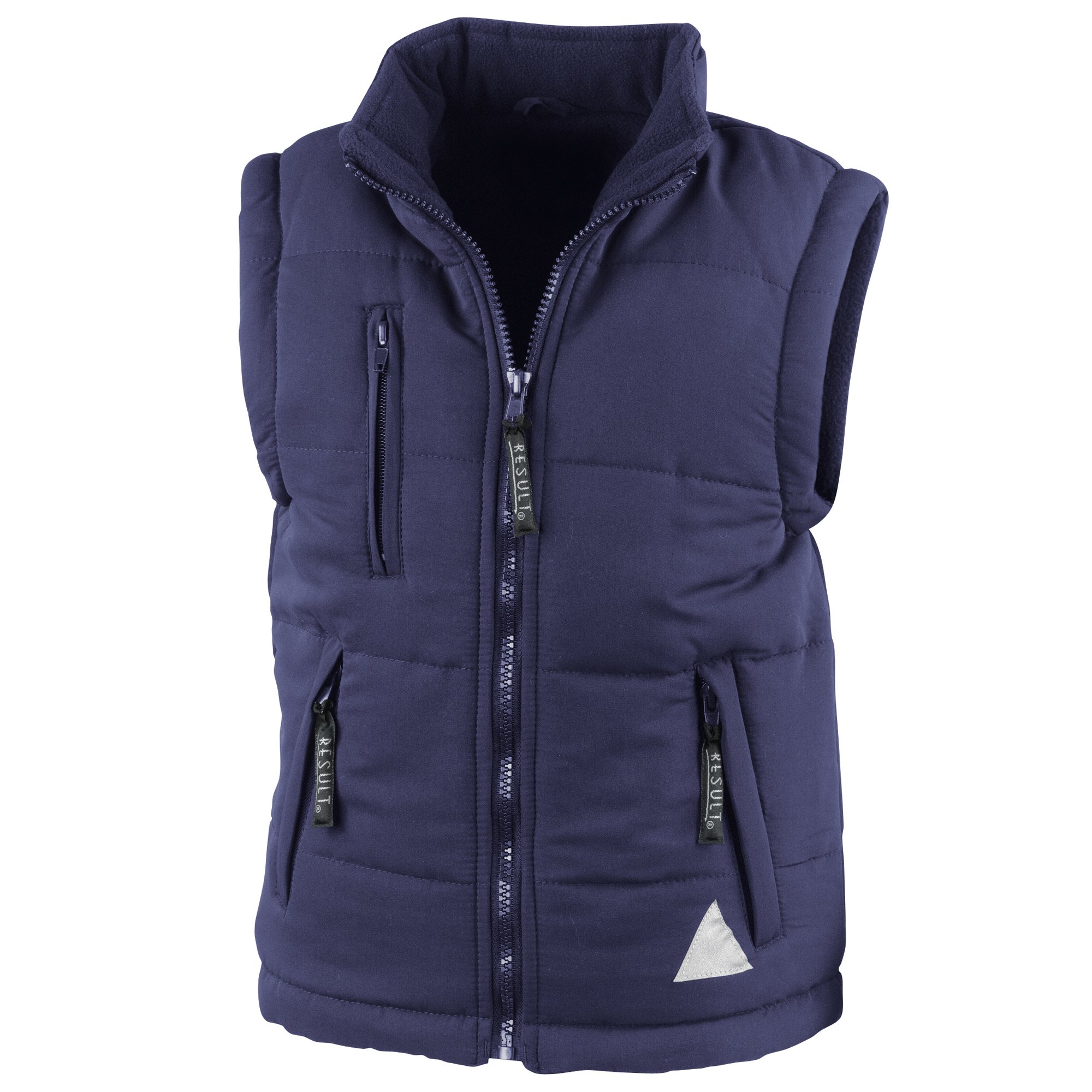 Result Dziecięca kamizelka uniseks ultra wyściełana body ywarmer/kamizelka (wodoodporna i wiatroszczelna), granatowy, S