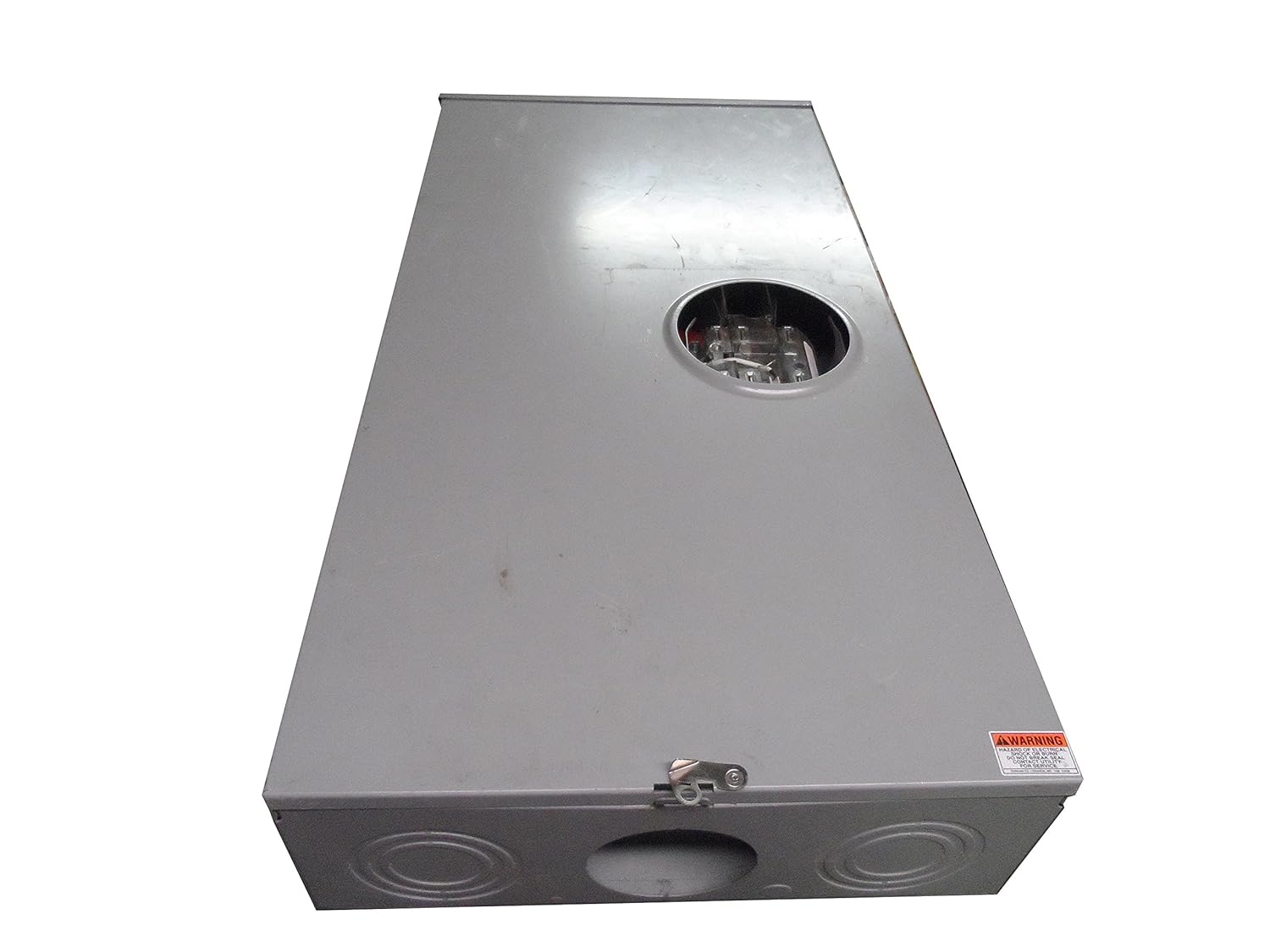 Milbank U2594-X 3 Phase Ringless Meter Socket With Lever Bypass 7 Jaw 1 Position 320 Amp