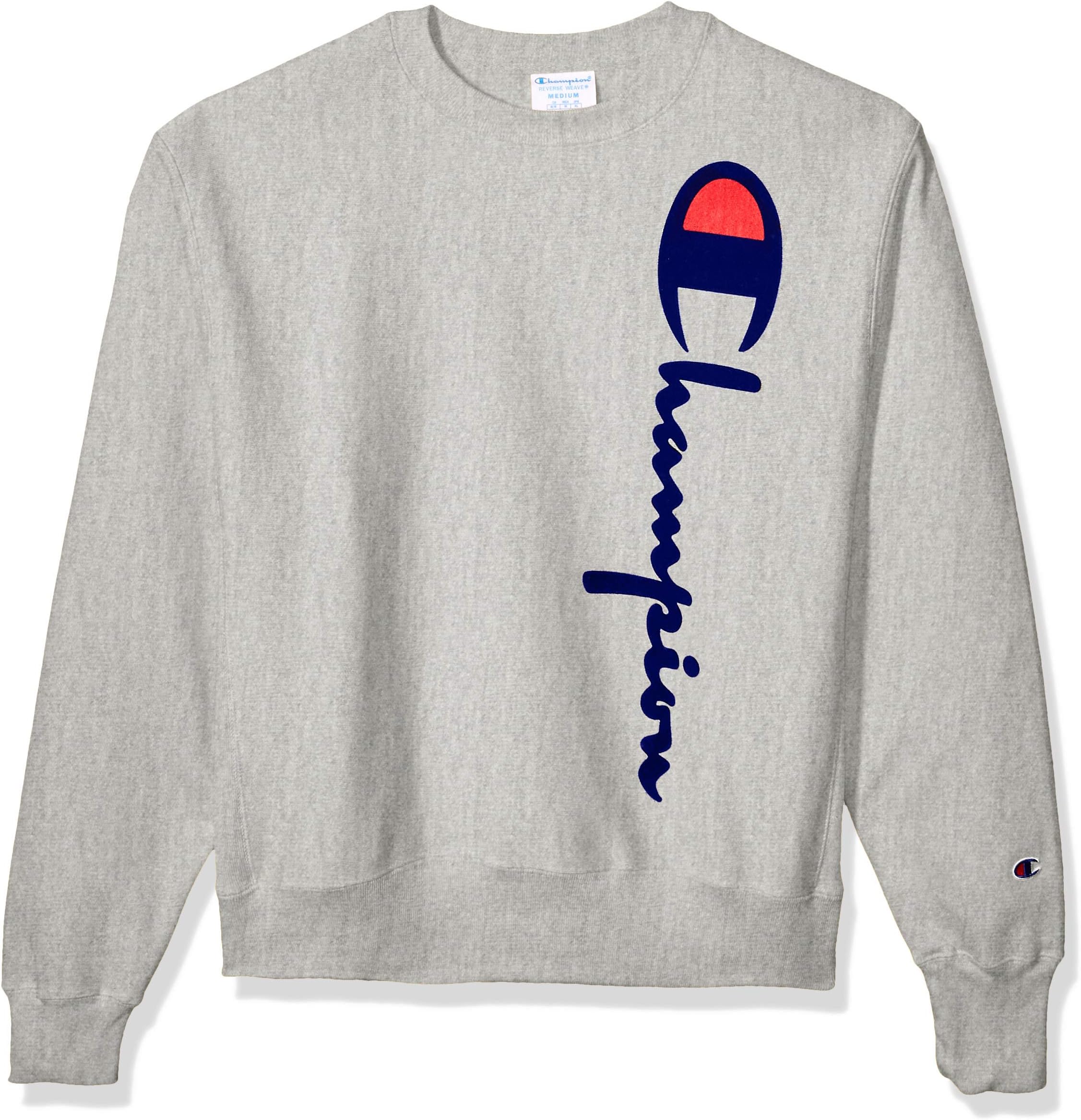 ChampionMen's Reverse Weave Crew, Flock Script
