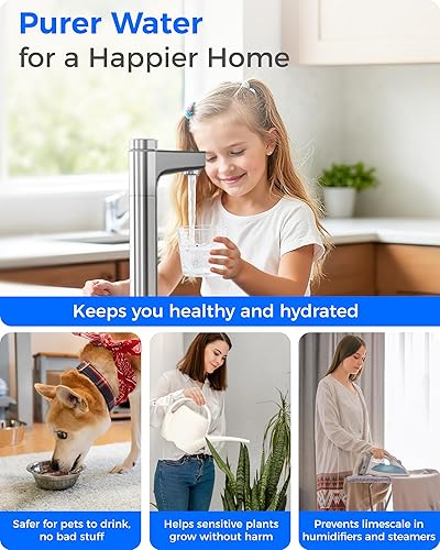 Miniatura 5 de Waterdrop X12-Basic - Filtro de agua Ro sin tanque, Certificado NSFANSI 42 & 58 & 372, Sistema de ósmosis inversa debajo del fregadero de 1200 GPD,