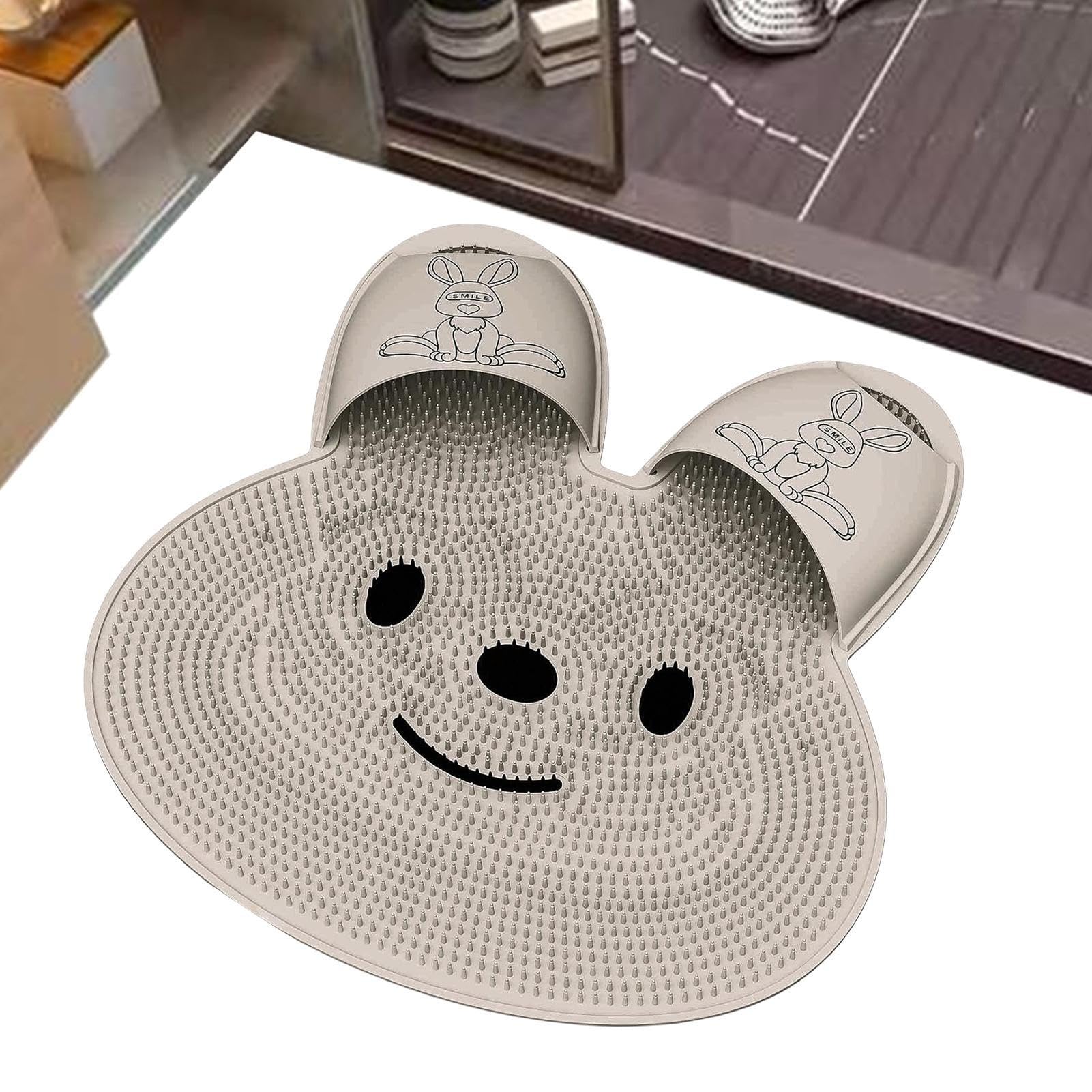 Exfoliador de Pies para Ducha Alfombrilla de Silicona Exfoliante Podológica | Limpiador Antideslizante con Ventosas, Cepillo Elimina Callosidades y Masaje para Suelo de