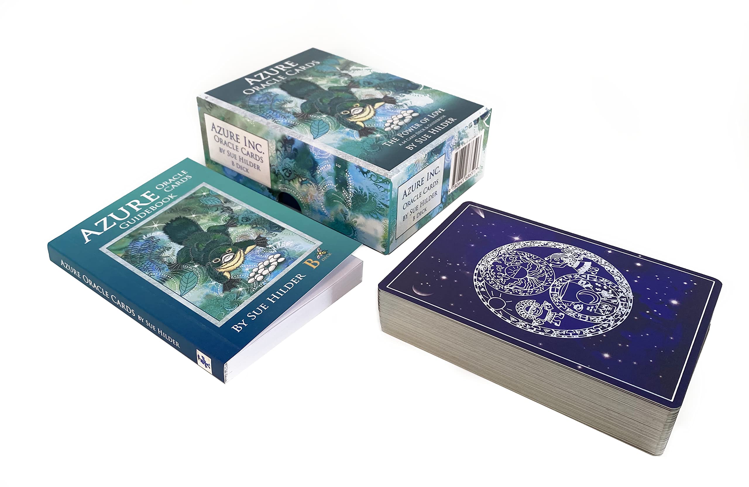 Amazon.com: Azure Oracle Cards: A 64 Silver-Edged Card Deck and