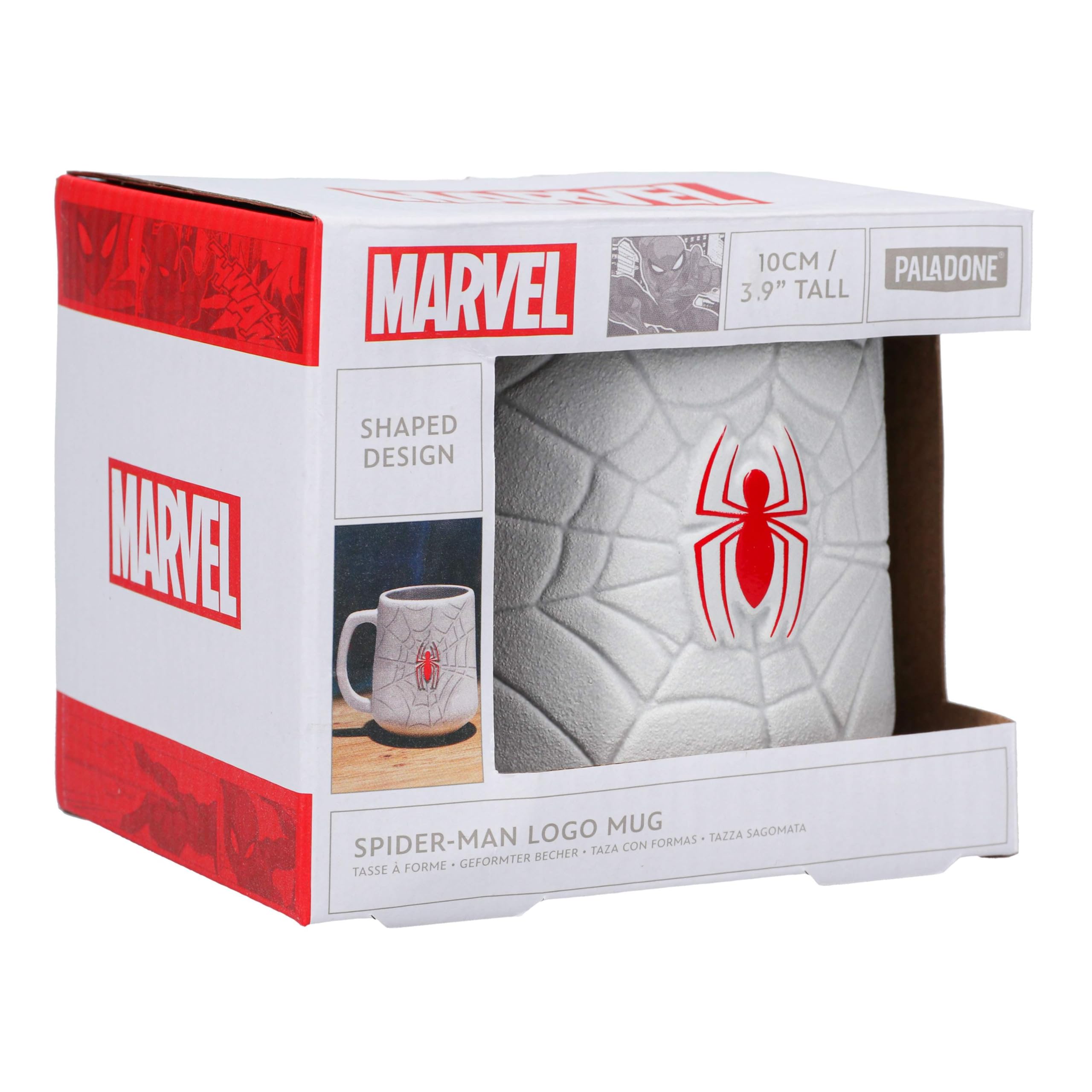 Paladone Spiderman Web Mug, Officially Licensed Marvel Ceramic Tea Cup, Novelty Gift for Spidey Fans Disney Merchandise - Image 2