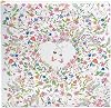 goldbuch Charming Heart Wedding Photo Album with 60 White Pages and Glassine Dividers Memory Album Floral Heart Photo Album for Lovers 30 x 31 x 4 cm