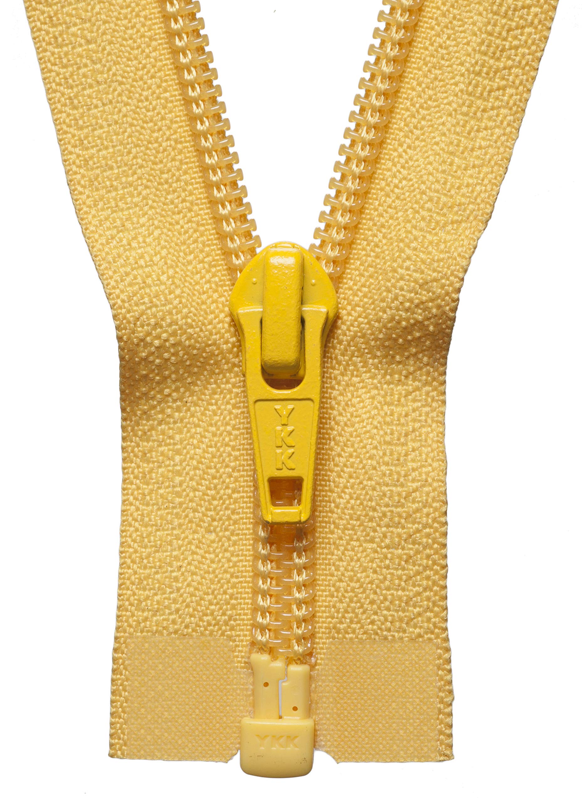 YKK Coil Zip, Nylon, No. 1 Yellow Gold, 36 cm Length
