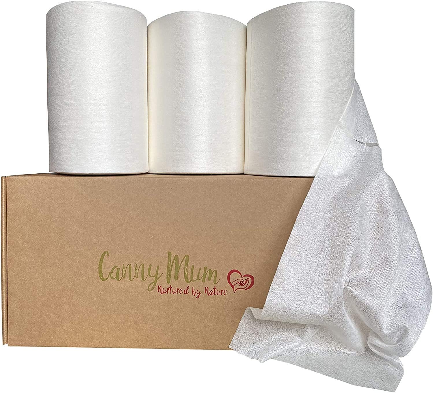 Bamboo Nappy Liners, 600 Sheets, Chemical Free, Biodegradable, Compostable, Plastic Free
