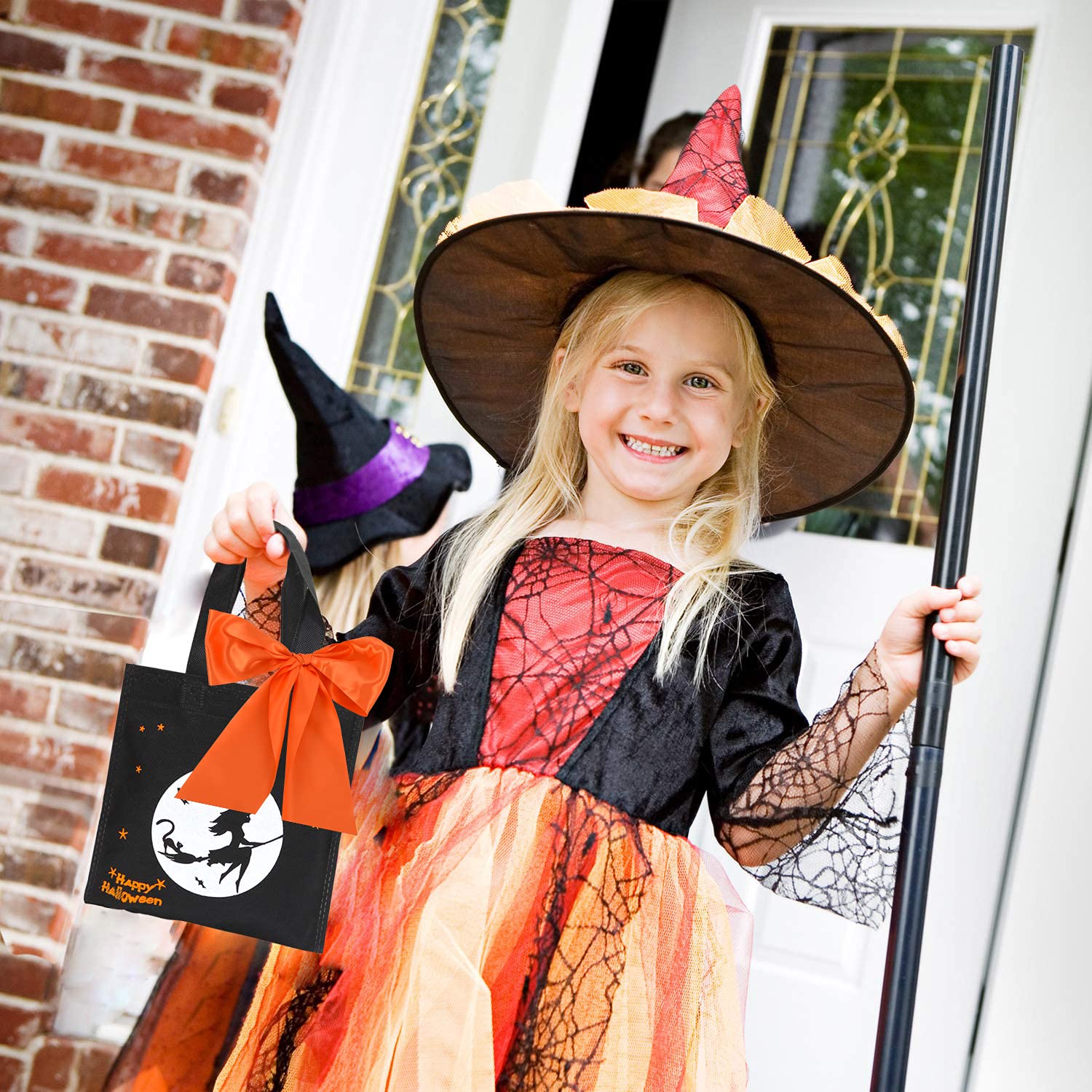 Nastro In Raso Da 10cm X 20m - Arancione Vivace Per Feste, Matrimoni, Halloween E DIY - Perfetto Per Decorazioni E Fiocchi - Foto 5