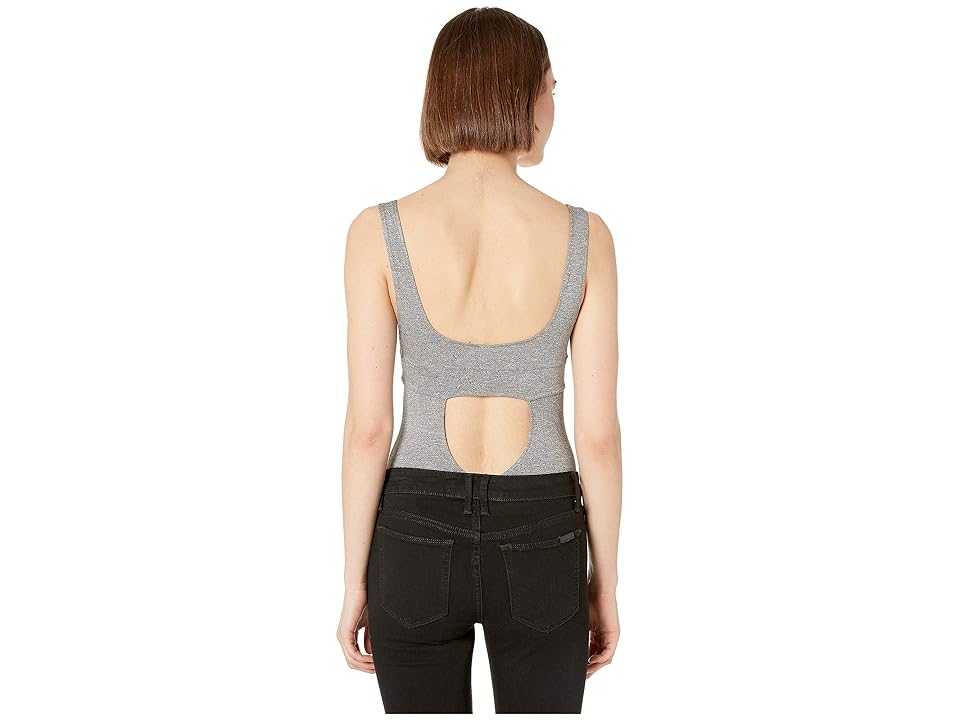 

Only Hearts So Fine Double 7 Cut Out Bodysuit (Greystone) Women's Jumpsuit & Rompers One Piece, Beige