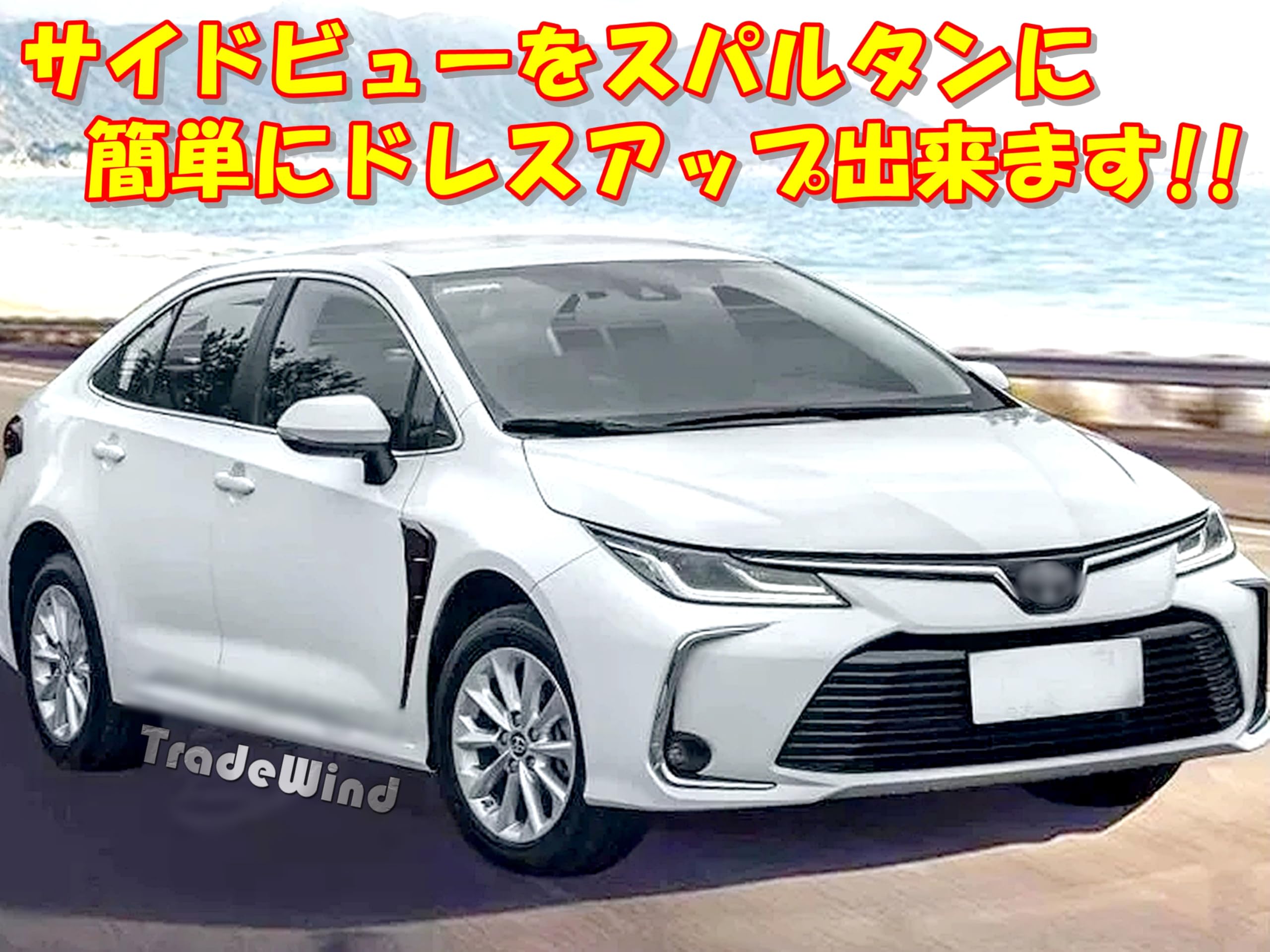 Amazon | TradeWind ダミーダクト フェンダーダクト ガーニッシュ