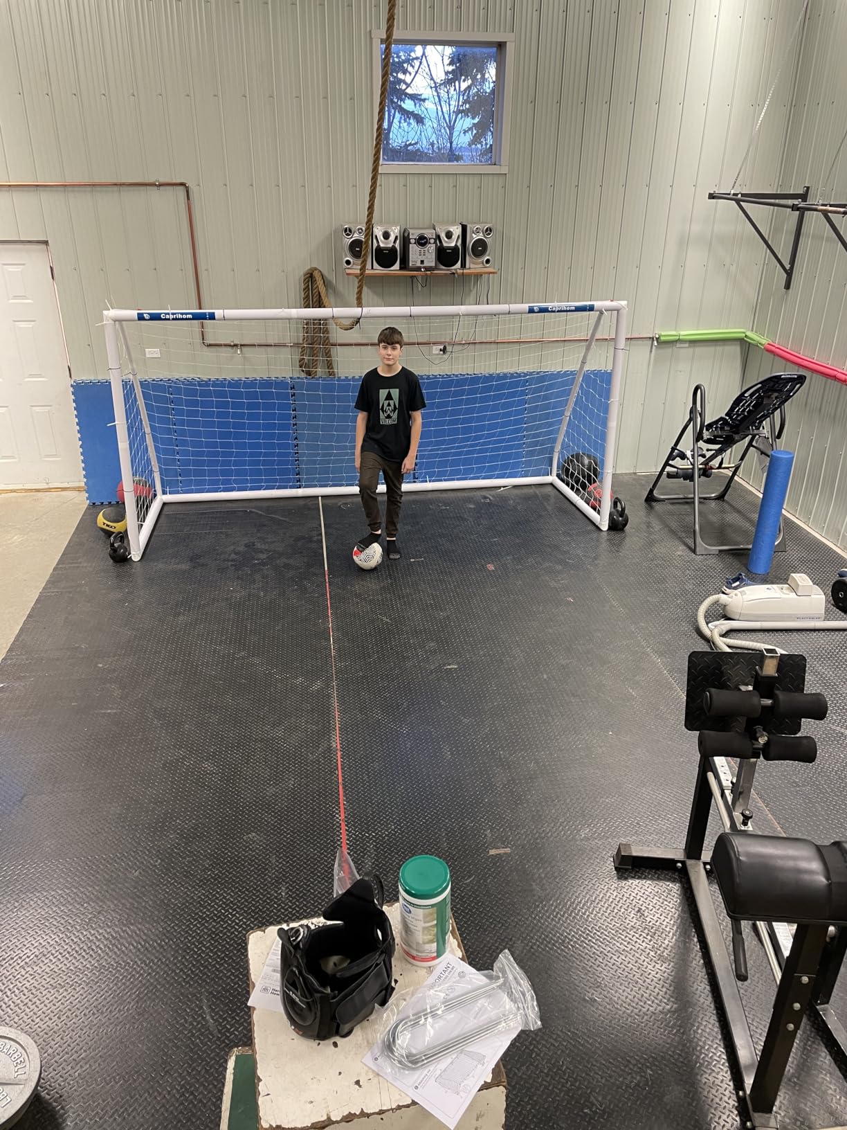 Caprihom Soccer Goal 8FTx 6FT/ 6FTx4FT with 2 Nets Soccer Net for