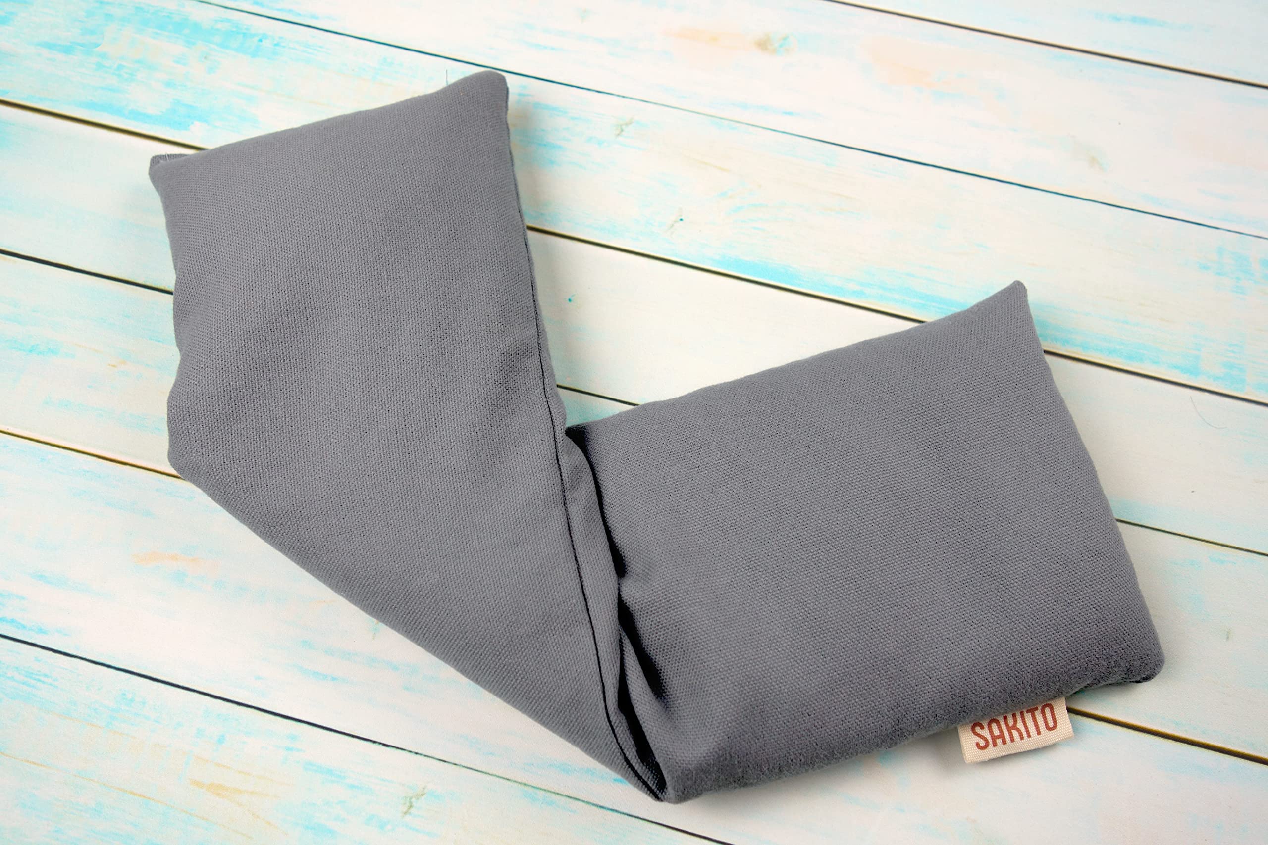Saco Termico Microondas (43x12 cm) - Alivio Natural para Dolor Cervical, Lumbar y Menstrual, Uso en Calor o Frio - Gran Retencion de Calor - Muy duradero con Tela de Primera Calidad - Aroma a Lavanda