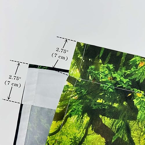 Miniatura 4 de YUANZU Cortinas deportivas de fútbol con bolsillo para barra de niños, pelotas de fútbol clásicas blancas y negras, cortinas de ventana con