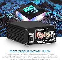 Vista 2 de Nobsound Amplificador de potencia digital de 100 W de frecuencia completa Mono Channel Audio Mini Amp Altavoz para el hogar con fuente