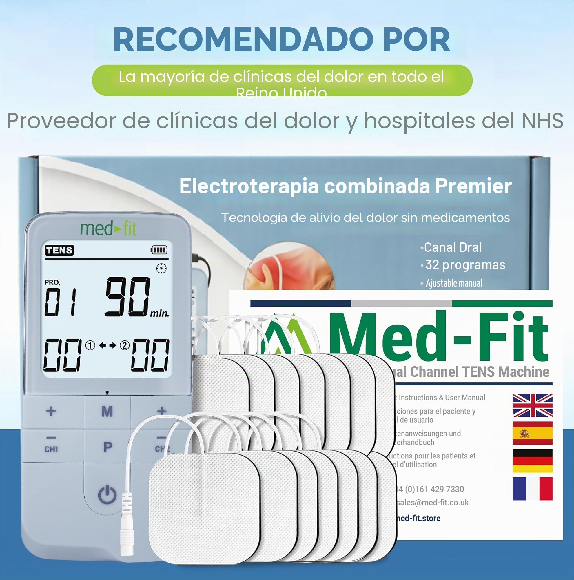 Med-Fit Maxi-Stim High Value Electronic sports Muscle Stimulator and Muscle Toning Machine by Medfit
