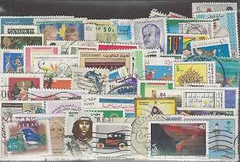 コレクション Limited rare stamps 15 stamps Rare Valuable Stamps From New Zealand To Algeria | 55 World