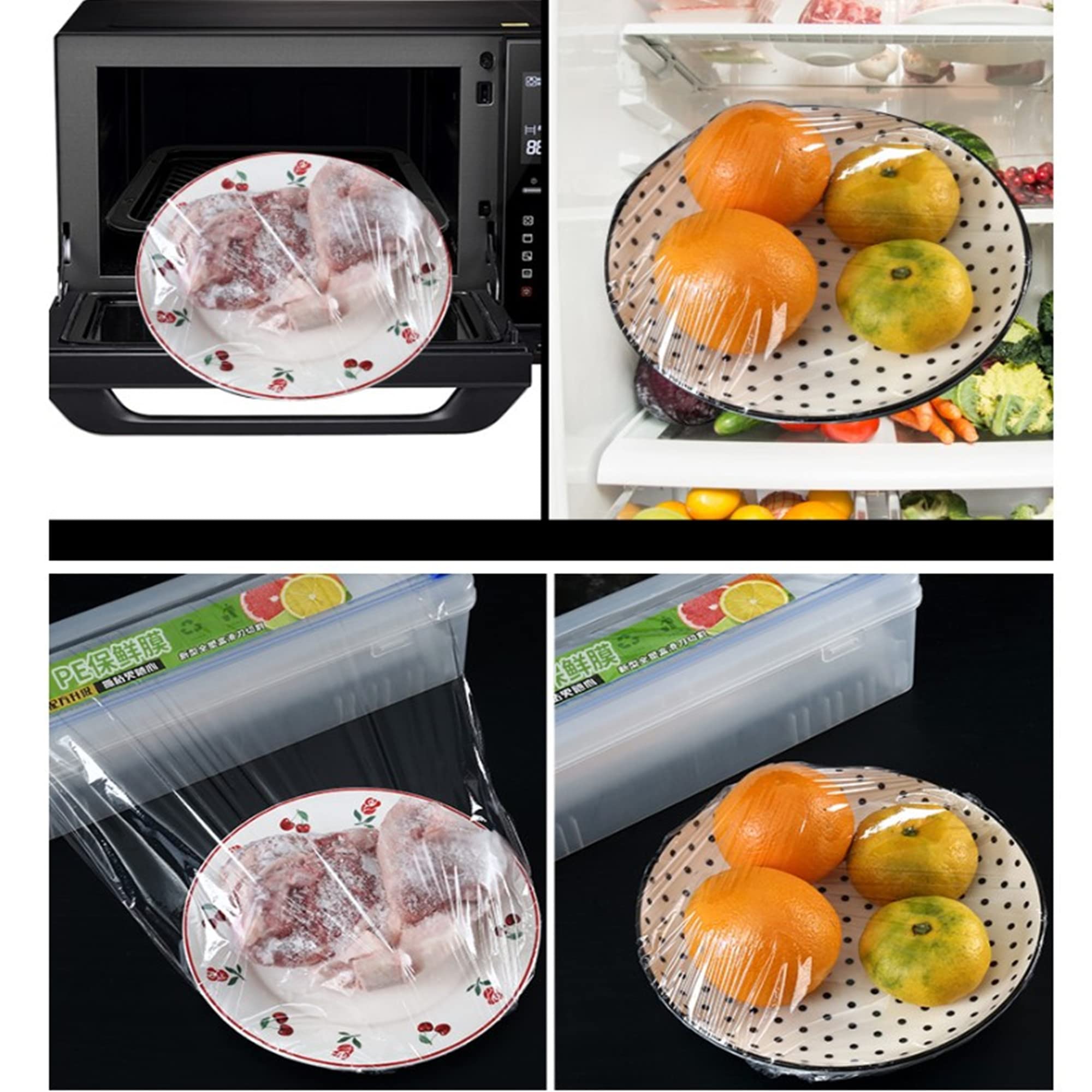 Distributeur Film Alimentaire, Distributeur D'emballage Alimentaire, Réutilisable de Film de Conservation de Film de Conservation, pour Emballage Alimentaire Transparent