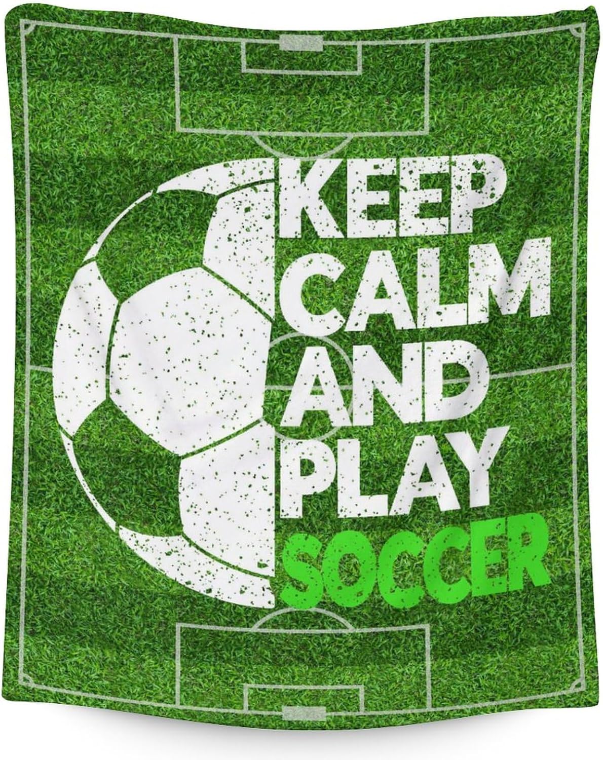 Soccer Blanket for Boys and Girls 40x50 Inches Small Size