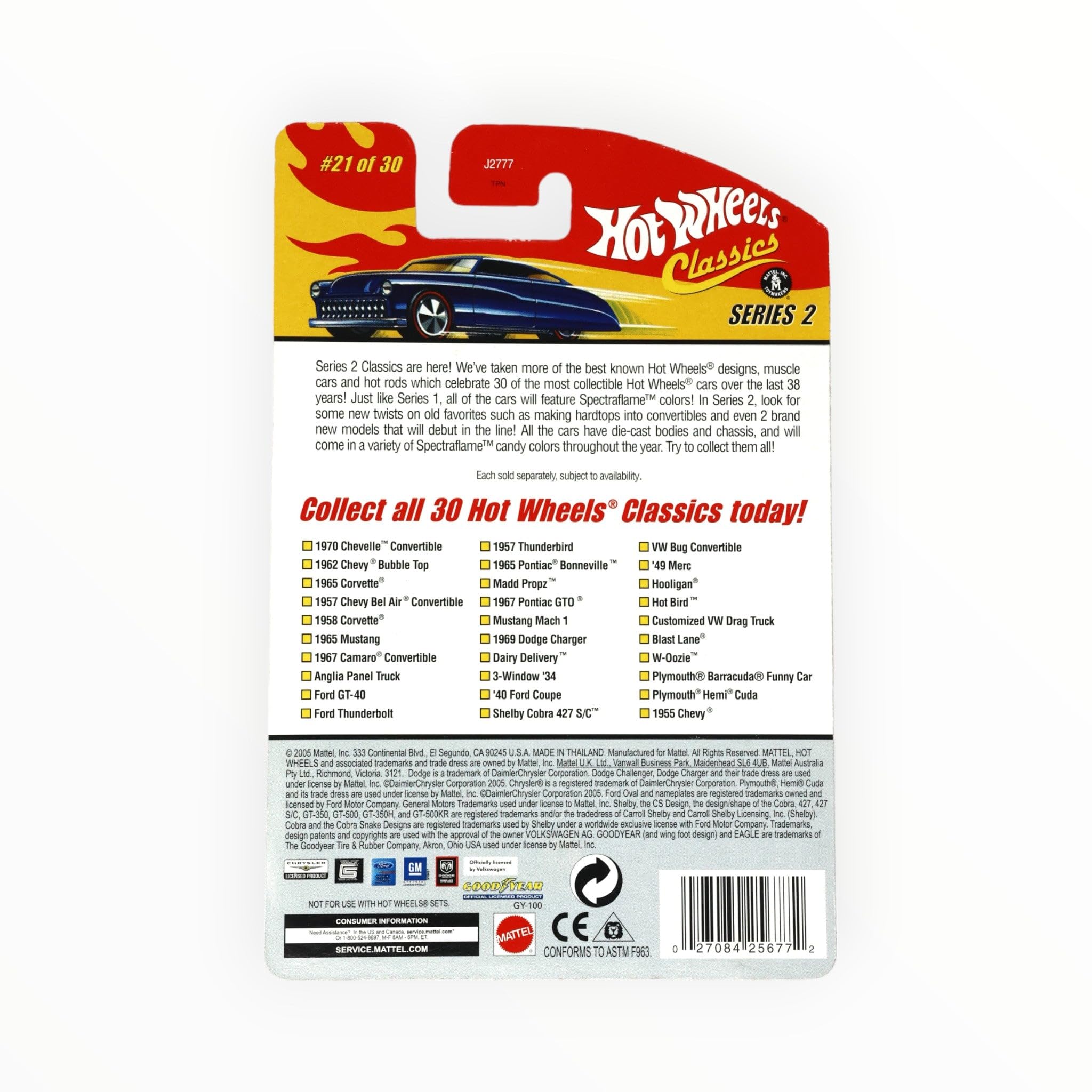 Amazon | Hot Wheels Classics Series 2 VW Bug Convertible Black