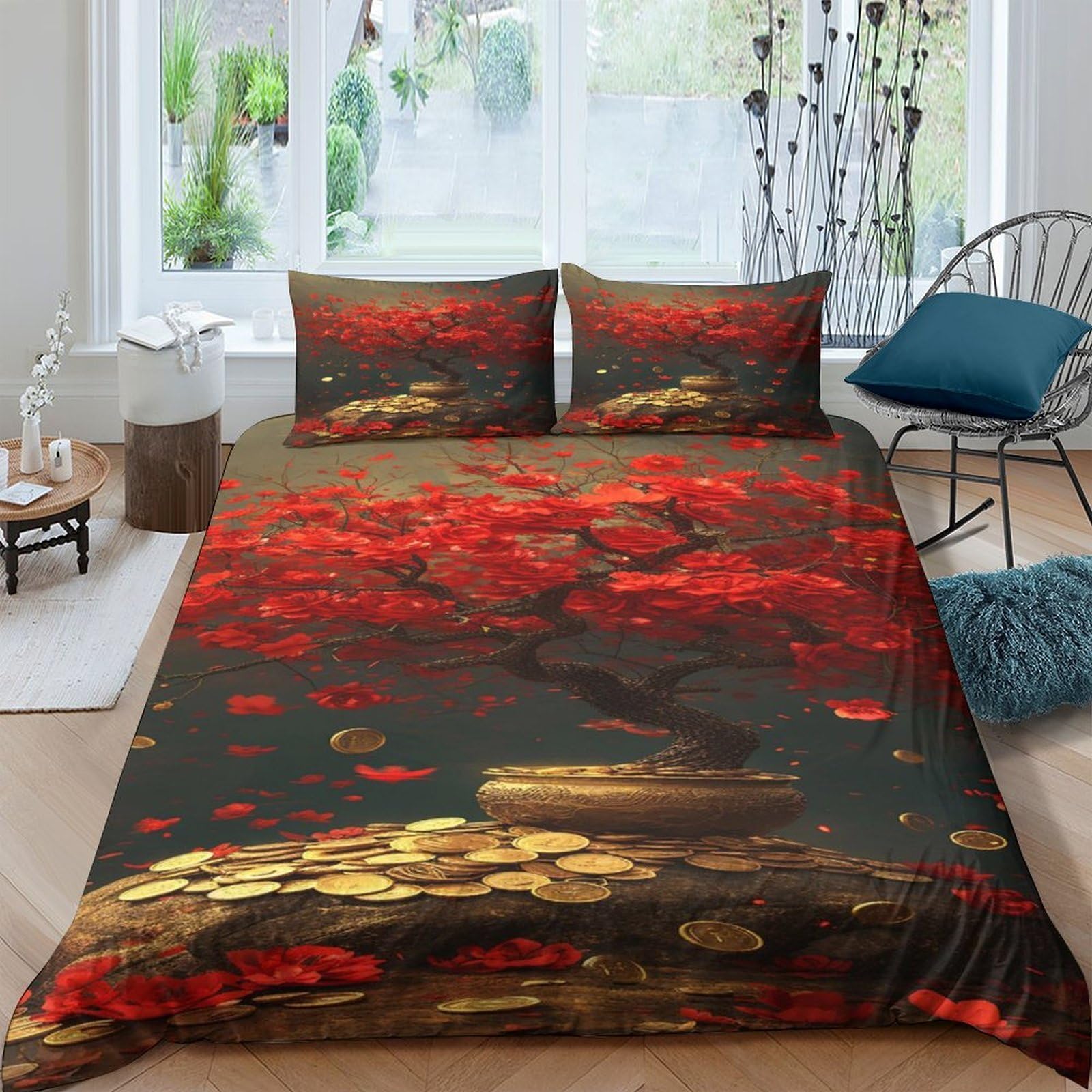 Housse de couette Arbre d’Automne pour une chambre cocooning toute saison
