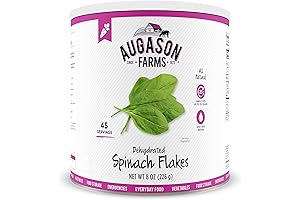 Augason Farms Dehydrated Spinach Flakes: Your Culinary Arsenal's Secret Weapon