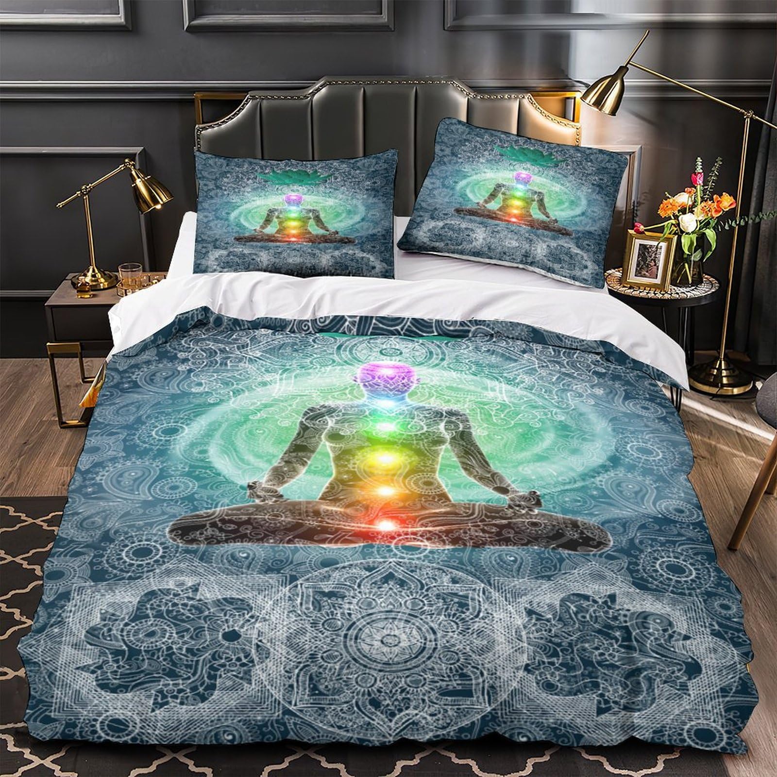 Housse de couette hypoallergique 260x220cm contre les allergies de nuit
