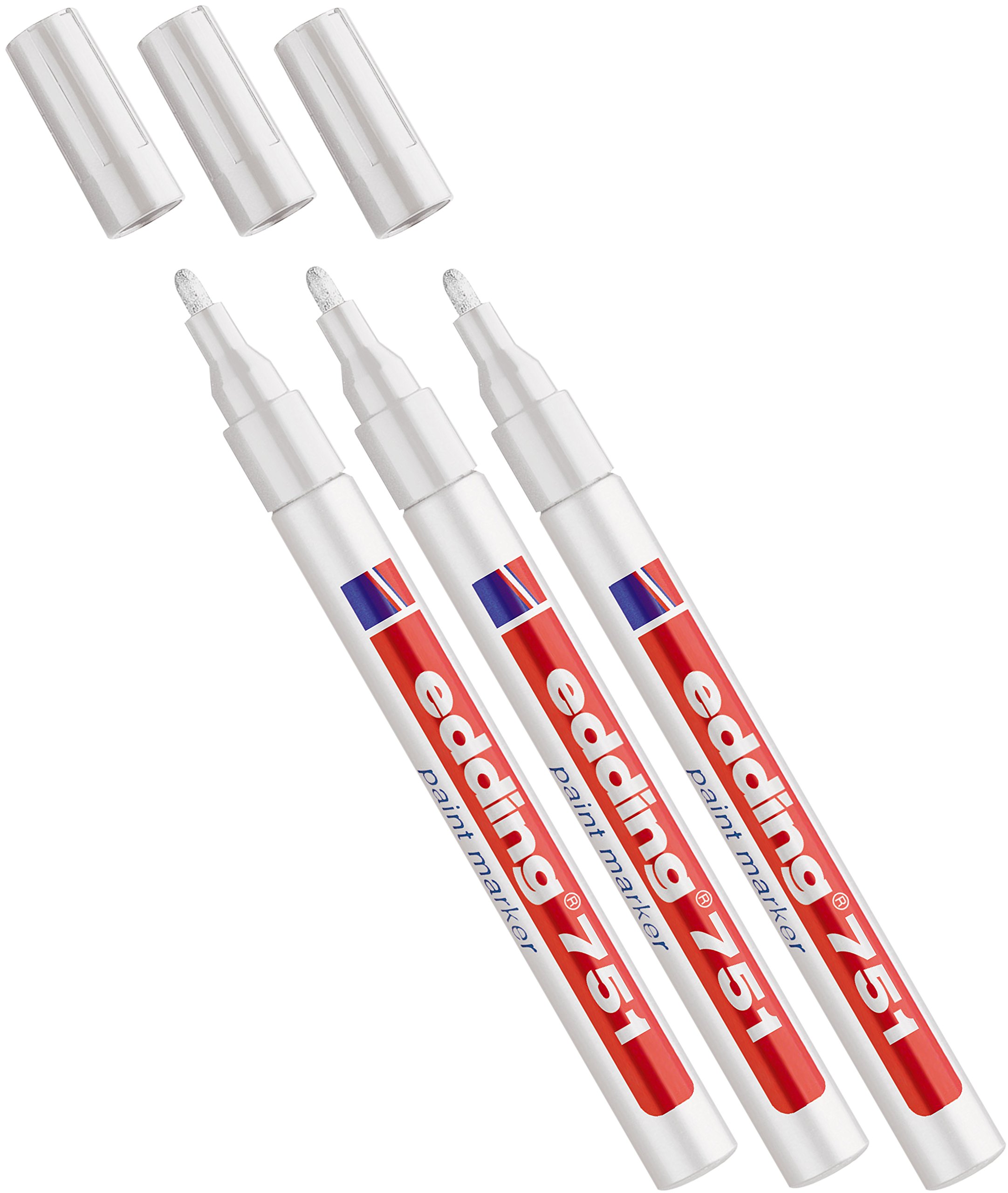 Pennarello Edding 751 - Pennarello Permanente Per Metall, Vetro, Plastica - Resistente Al Calore Fino A 400&deg;C