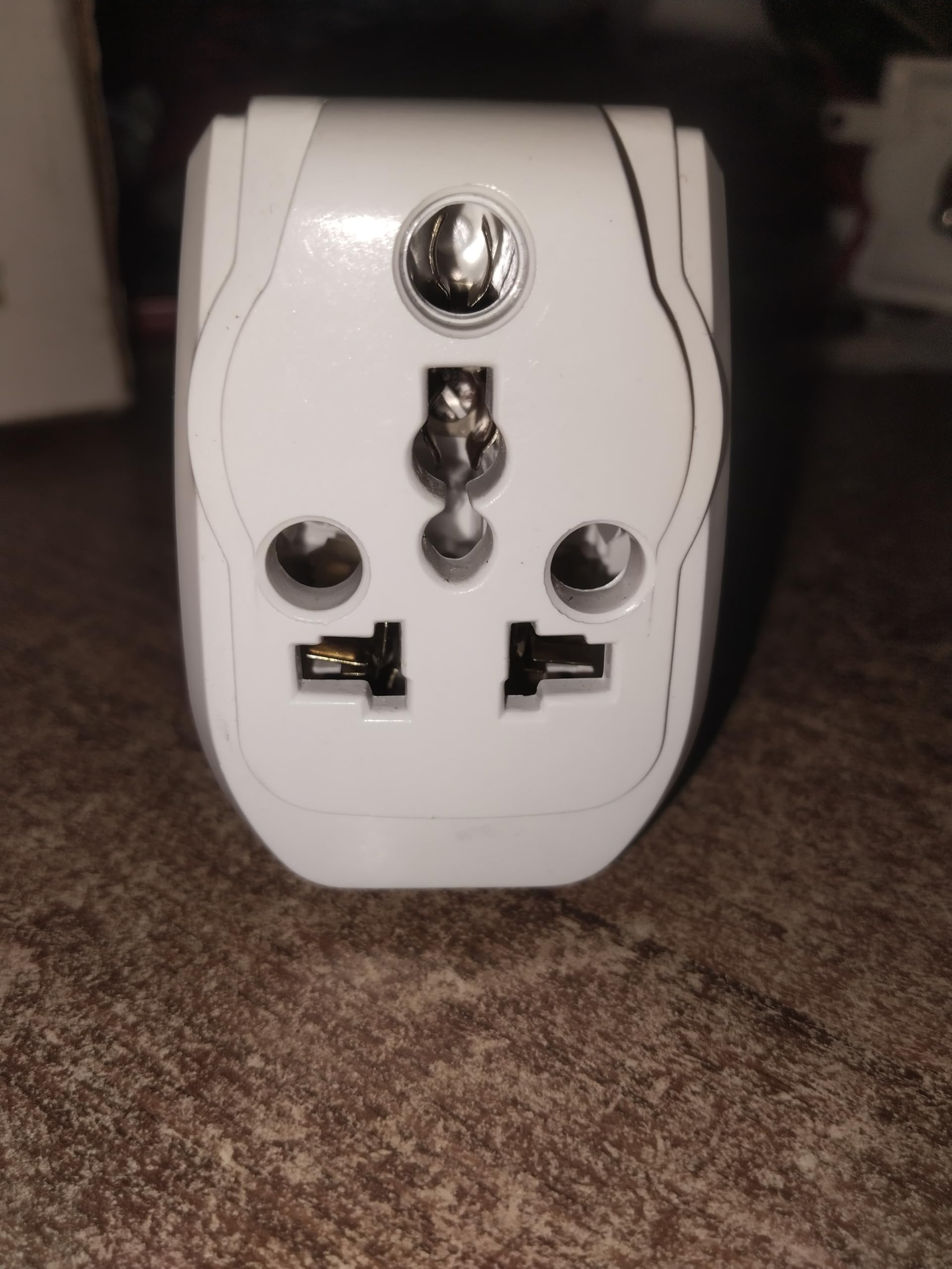 Universal Travel Adapter, White, Multi-Pin Socket, Plug Converter for International Use-image-42