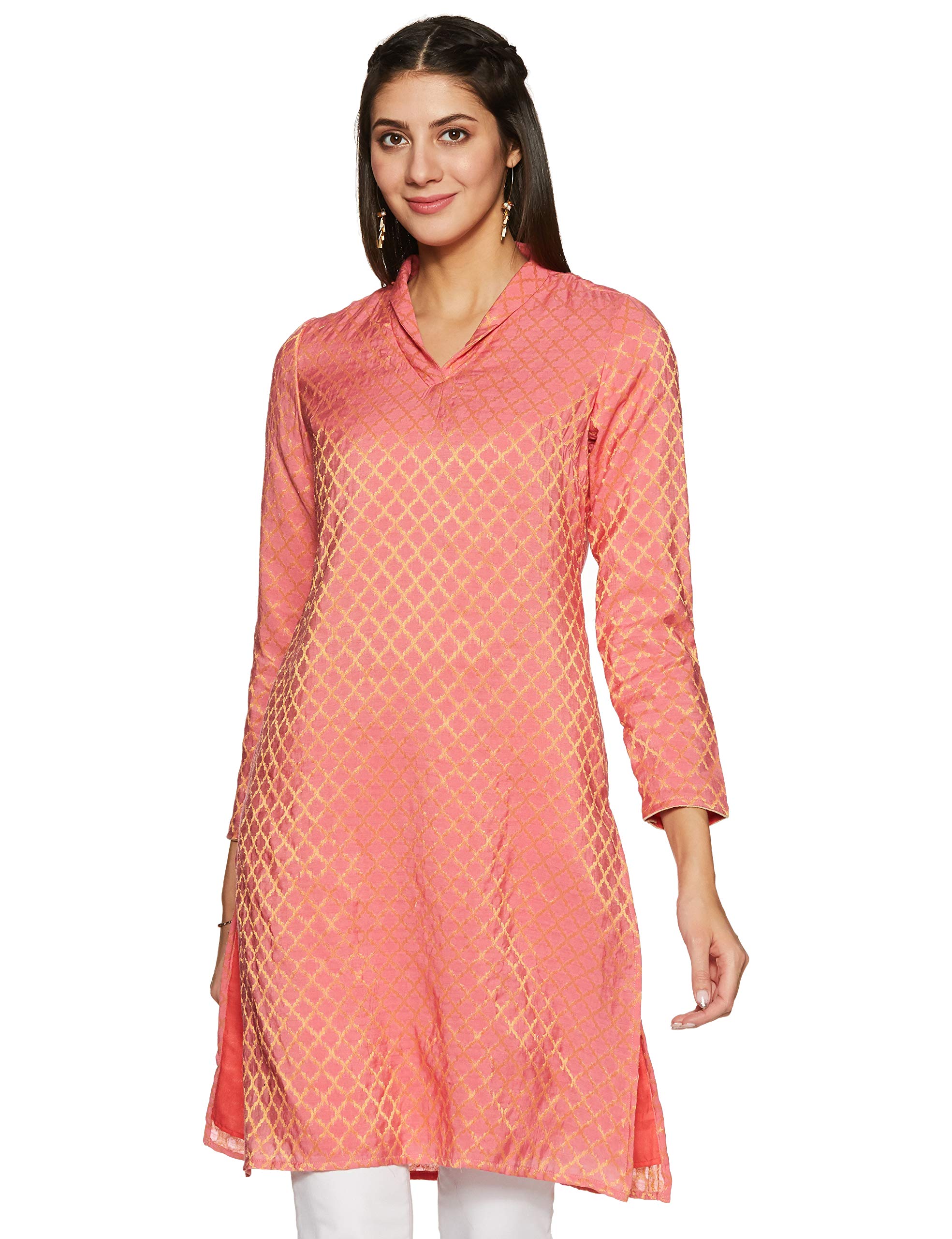 Amazon Brand - TavasyaWomen's Regular Kurti