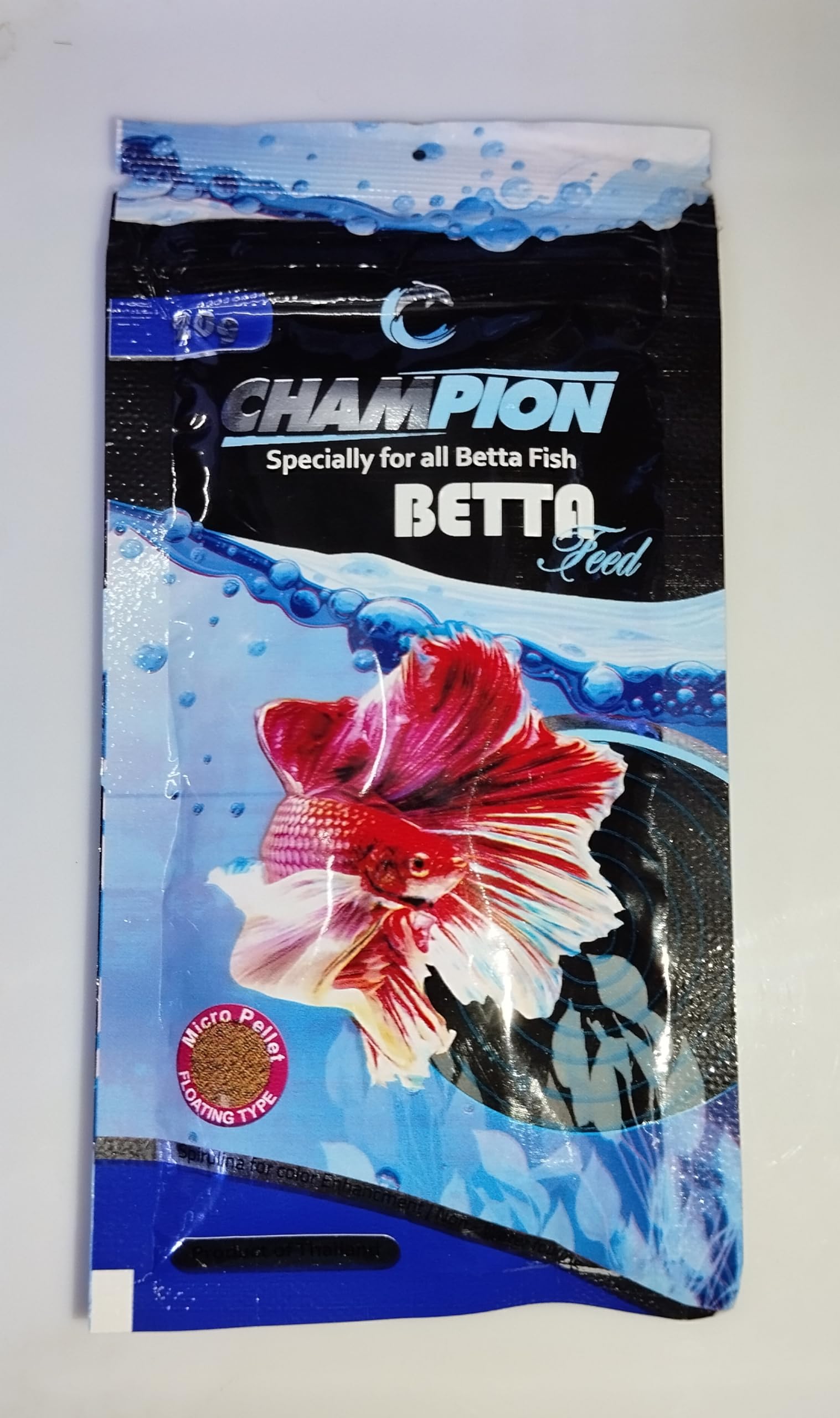 Petzkart Champion Betta Fighter Colour and Tails Growth Fish Food for All Stage of Fishes (60 g) -Set of 3