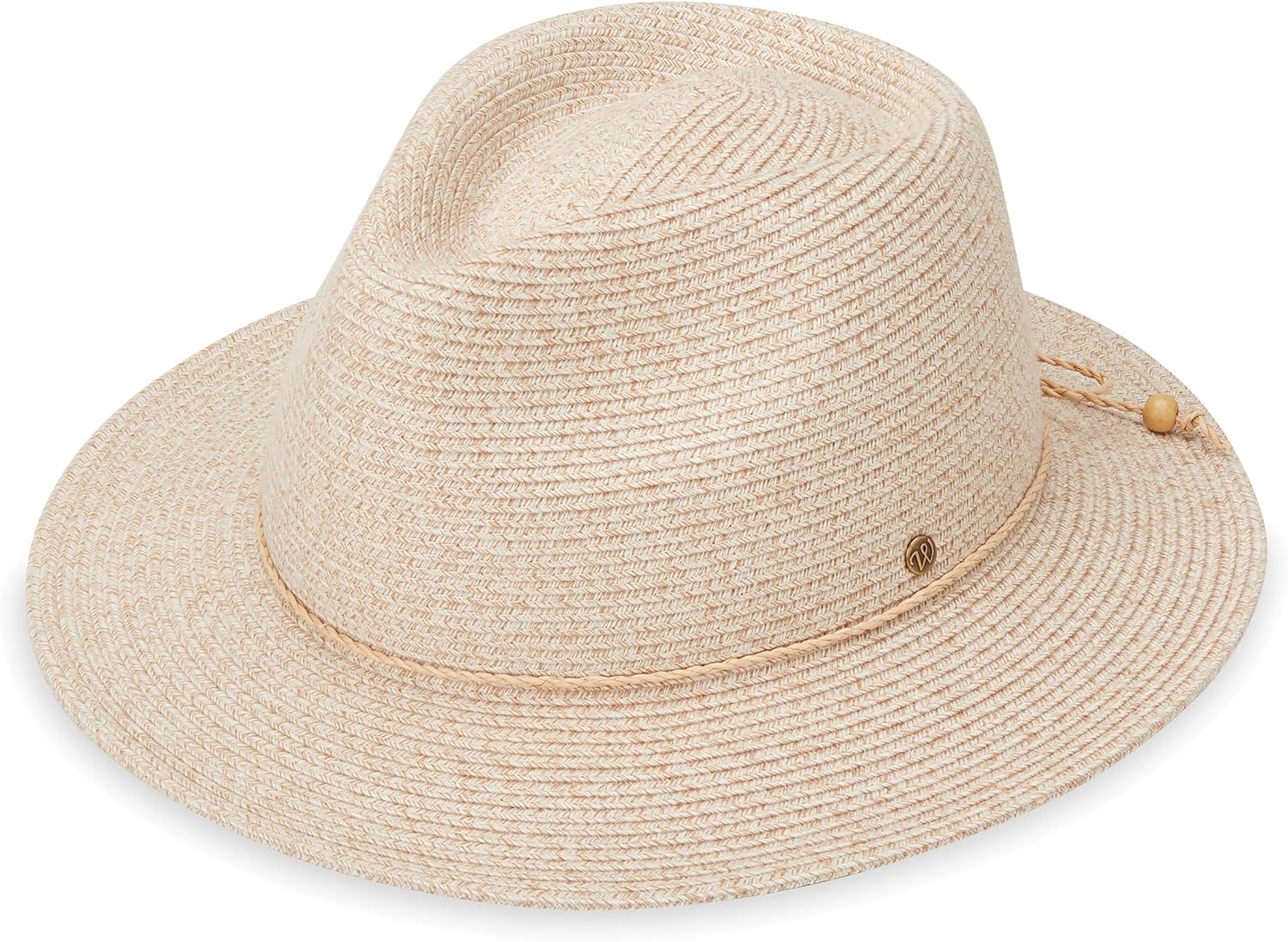 Wallaroo Rio Fedora Hat (White Beige) – Women’s UPF 50+ Flexi-Weave | 2½-Inch Brim | Packable Adjustable Fit | Perfect for Travel, Sun, Everyday Style