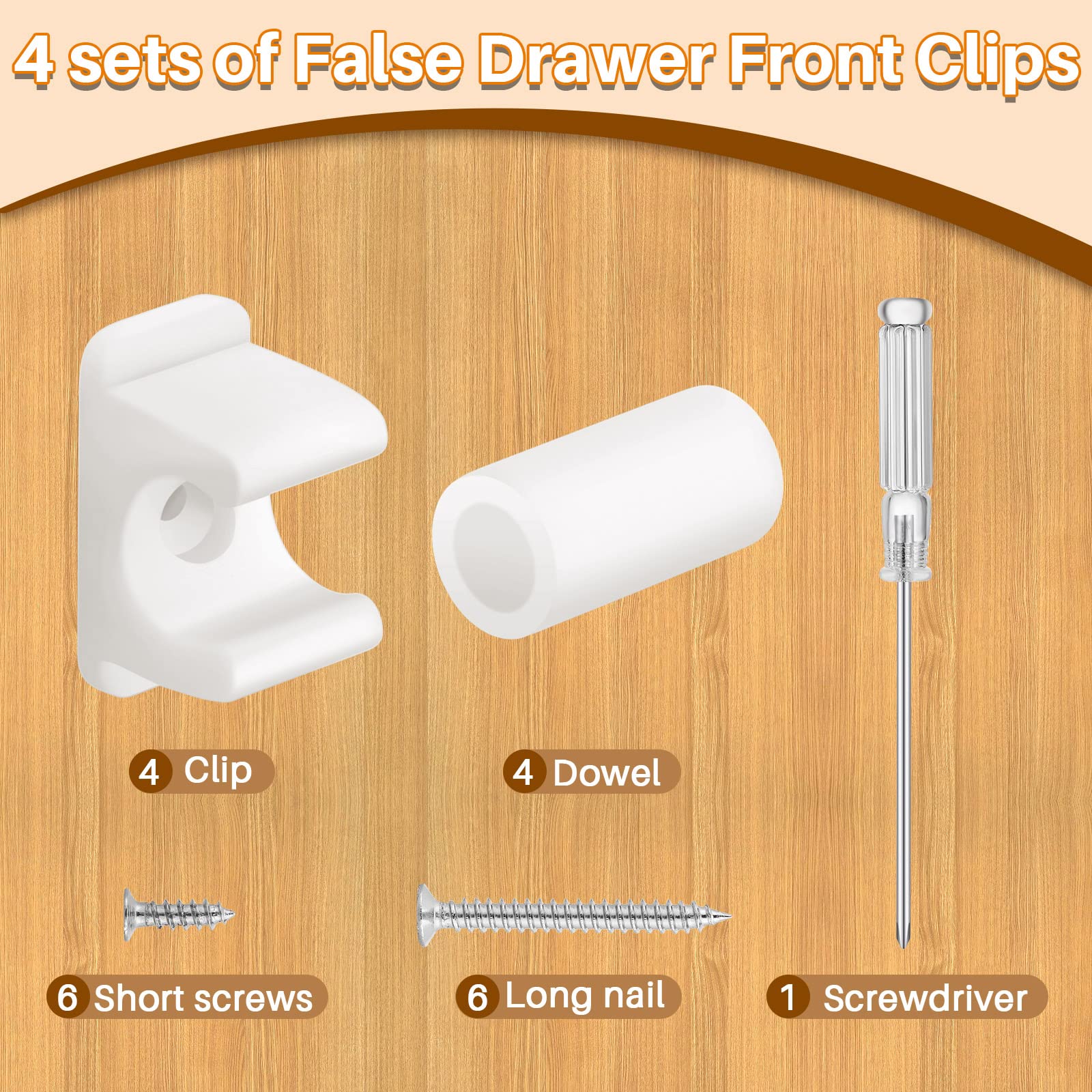False Front Clip False Front Clips False Drawer