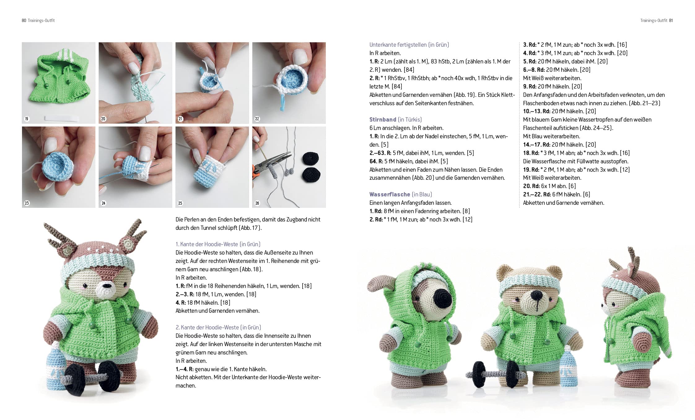 Tierisch süße Häkelfreunde – Amigurumi-Kleidung häkeln mit der Designerin Madelenón: Über 100 Outfit-Kombis: Ballett, Feuerwehr, Halloween, Weihnachten, Valentinstag und vieles mehr