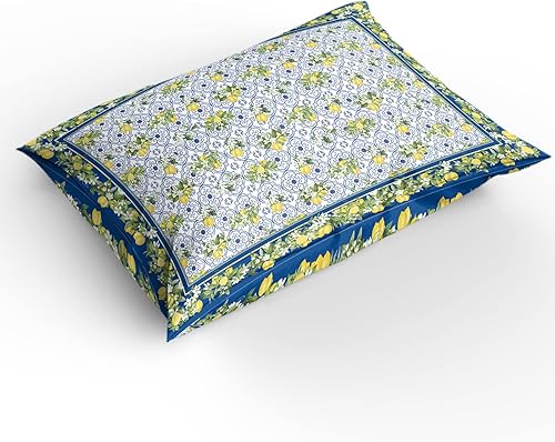 Miniatura 2 de Sabolny Juego de funda de edredón tamaño Queen con diseño de mandala azul bohemio de microfibra suave lavada con lazoscremallera estilo bohemio de