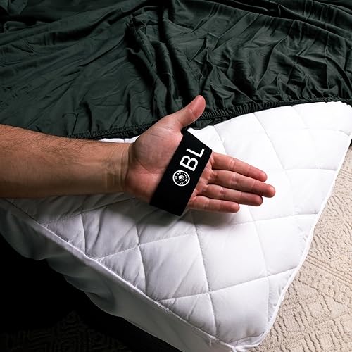 Miniatura 4 de THE LAD COLLECTIVE Juego de ropa de cama 2.0, cómodo, suave y fácil de usar, juego de sábanas de algodón de 4 piezas, tamaño individual XL, Mossman