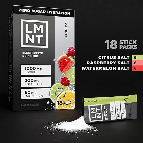 Vista 34 de LMNT Zero Sugar Electrolytes - Paquete variado Mezcla de bebidas 12