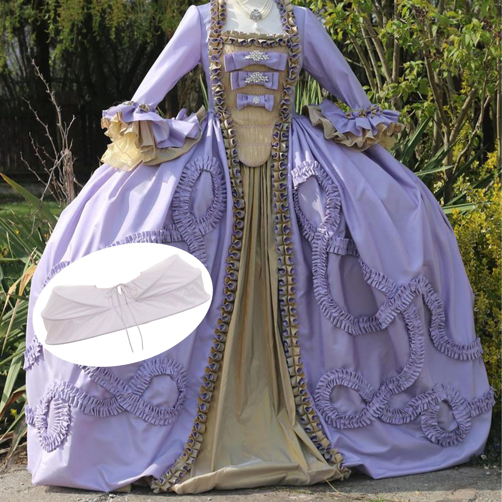Elizabeth Robe de mariée avec jupon Blanc
