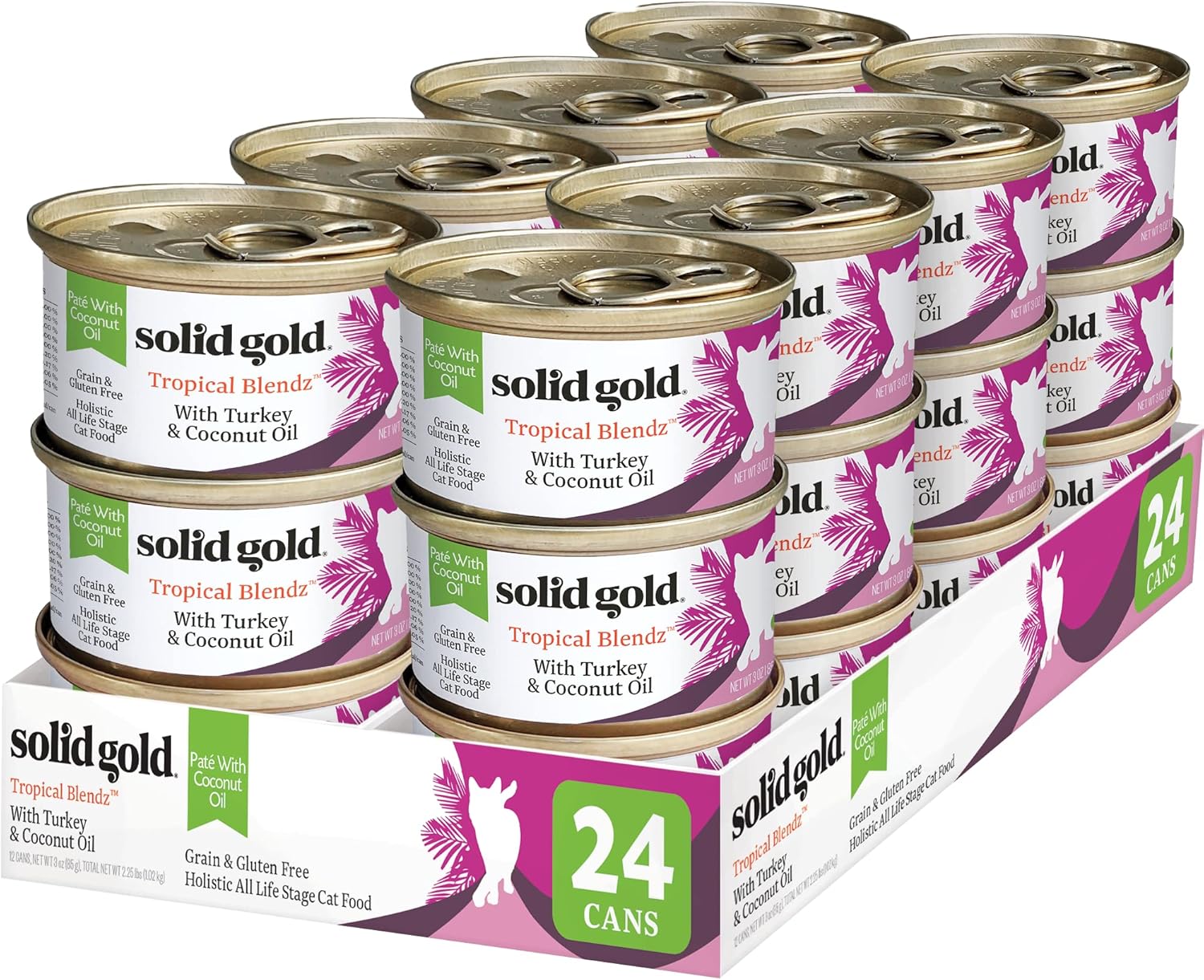 Solid Gold Wet Cat Food Pate for Adult & Senior Cats