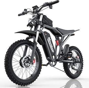 Electric Bike for Adults with NFC Unlock, 1500/3000W Peak, 31/35MPH, 48V 15.6/20Ah E-Bike, Max 80 Miles Electric Motorcycle, 20"/17" Fat Tire Electric Dirt Bike, UL 2849