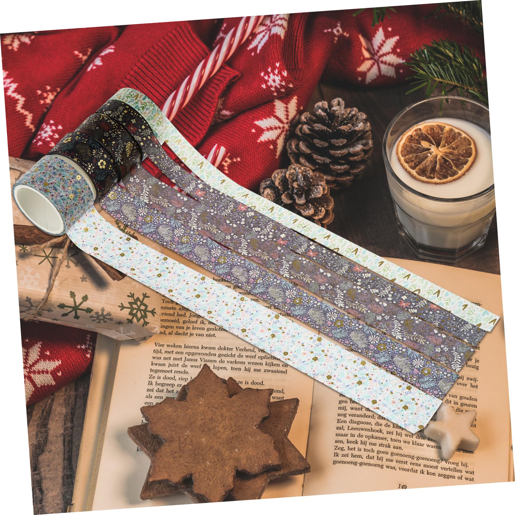 SHINEOFI 20 Nastro Adesivo Per Artigianato Di Nastro Decorativo Carta Per Scrapbooking e Design Unico e Facile Da Strappare Mano Per Decorare Inviti e Progetti Creativi